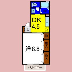 プレステージュ21Ⅱの物件間取画像